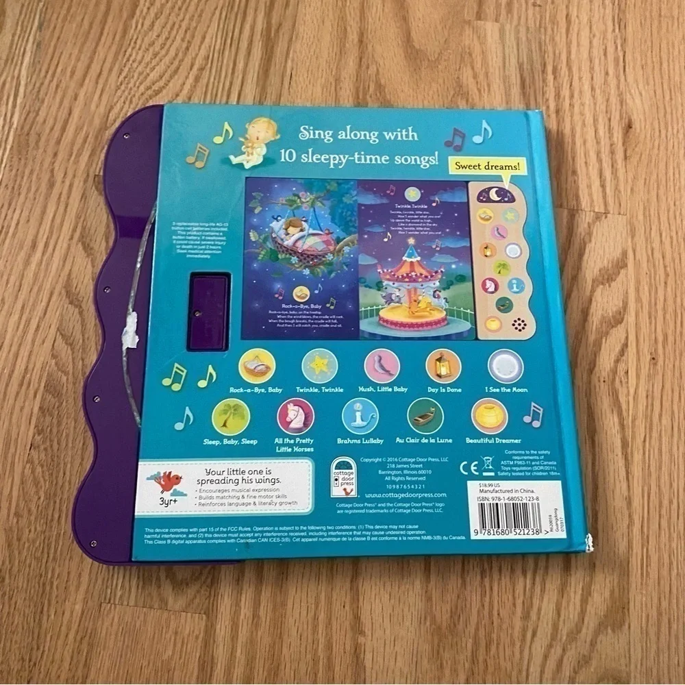 Early Bird Song Books Bedtime Stories Musical Song Lullabies Hardcover